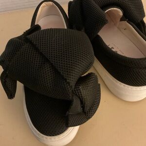 Joshua women black mesh platform sanders sneaker shoes size 5.5